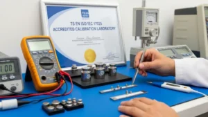 TS EN ISO/IEC 17025 certificate